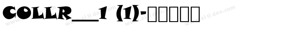 COLLR___1 (1)字体转换